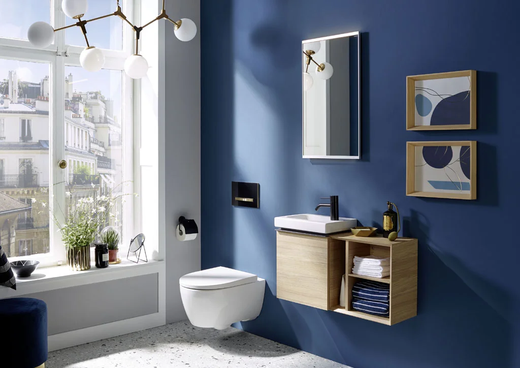 Sanitär - Badserie iCon mit weiß matter Oberfläche &middot; Matthias Franceschi GmbH